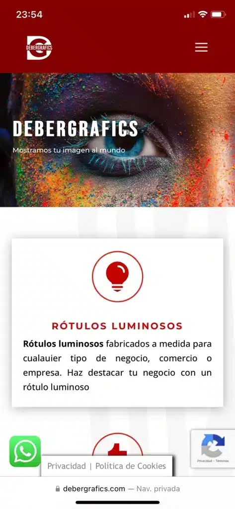 Diseño Web Sant Joan Despí Responsive Móvil