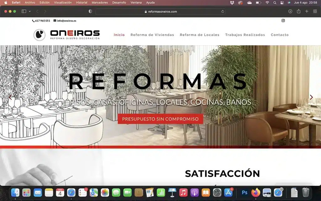 Home Reformas Oneiros